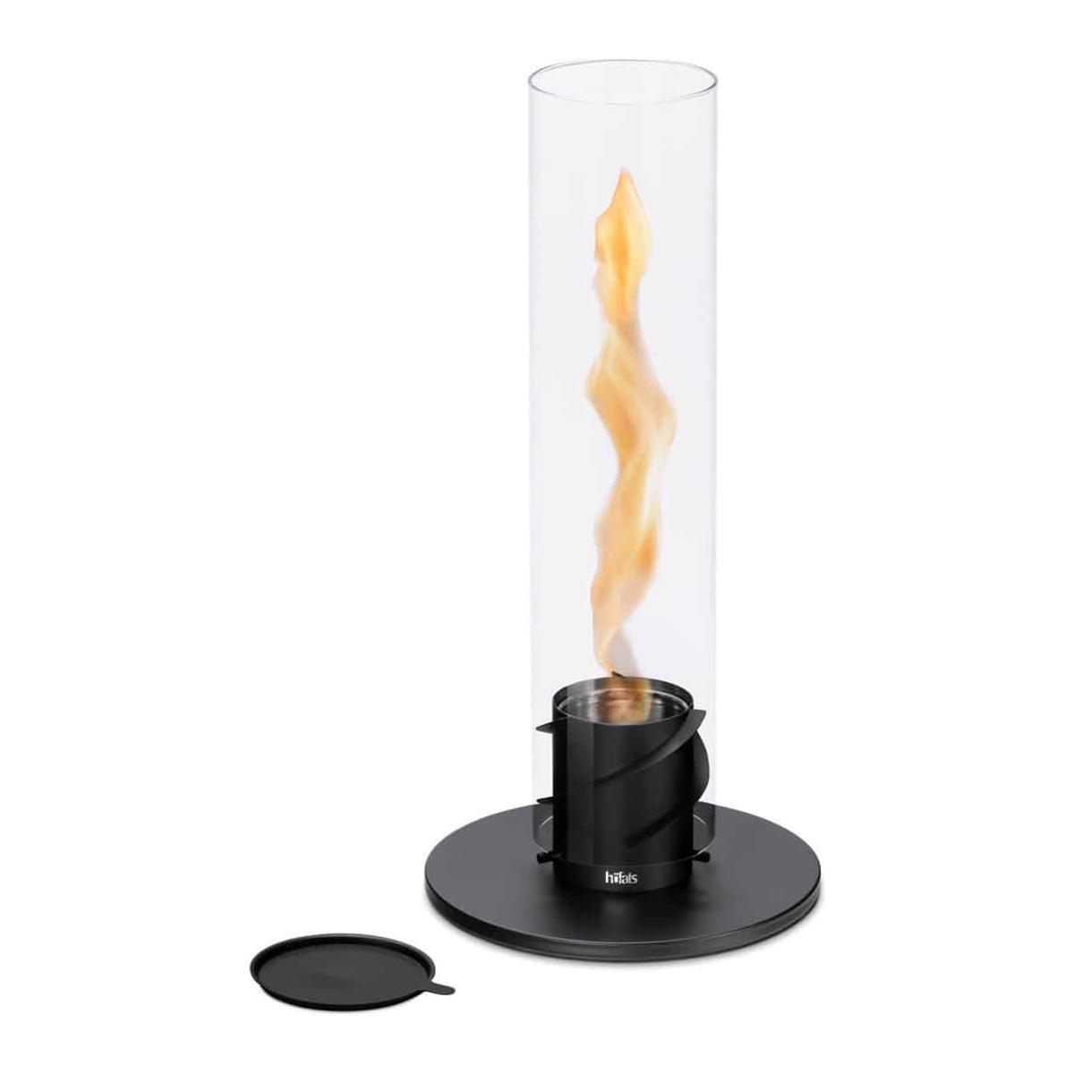 Spin fireplace 90 svart