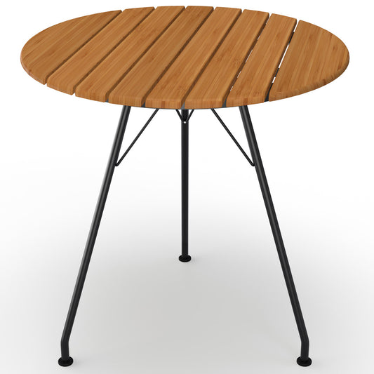 circum cafebord bambu/svart Ø74H74
