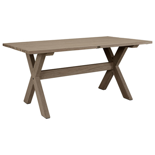 Cross matbord charcoal teak 220x100H75