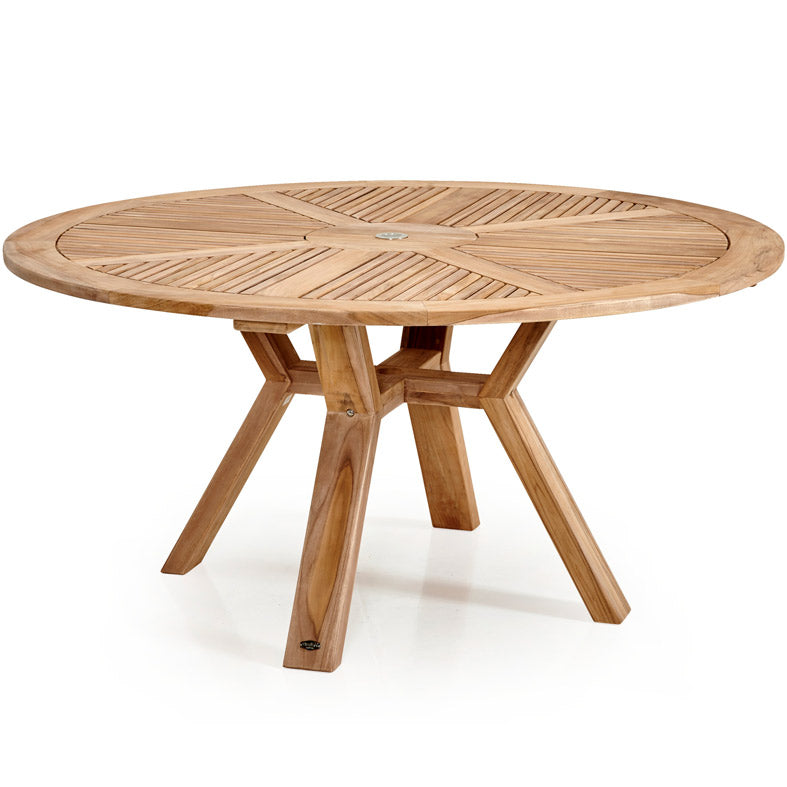 Skyltexemplar Circus matbord teak Ø150