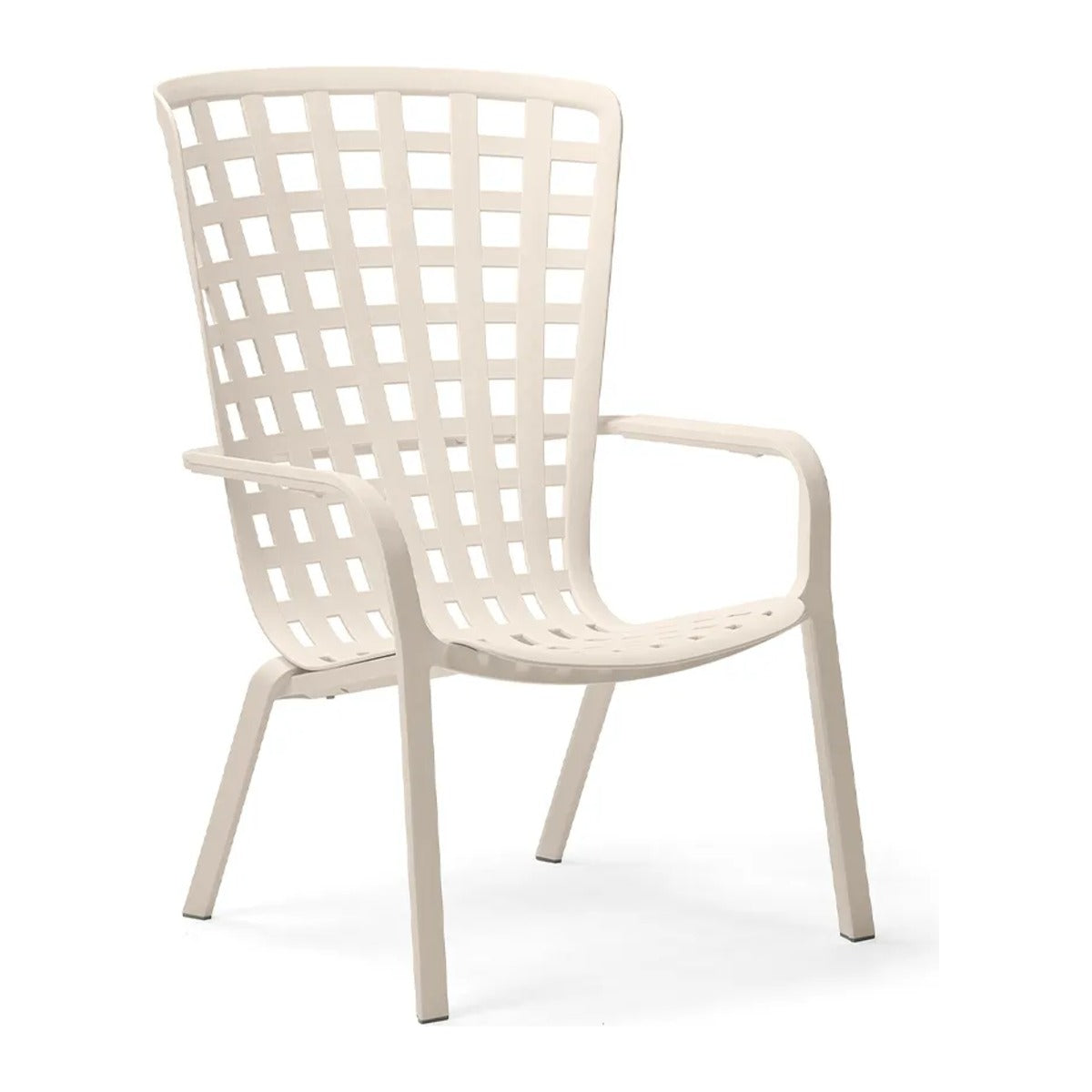 Folio Loungefåtölj Corda - beige stapelbar loungefåtölj från Nardi