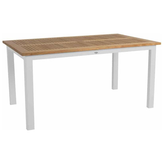 Lyon förlängningsbord teak 152-210x92 vit