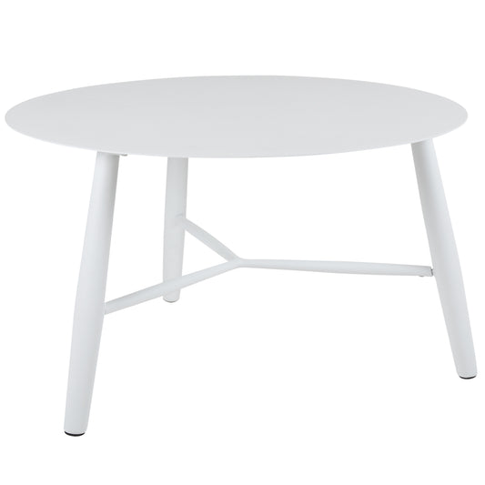 Vannes soffbord vit Ø75H50