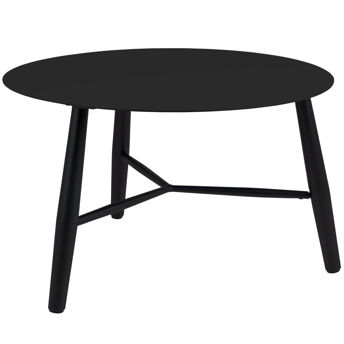 Vannes soffbord svart Ø75H50