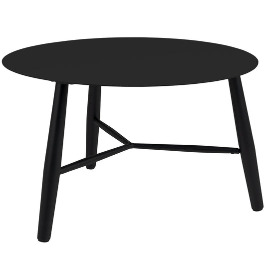 Vannes soffbord svart Ø75H50