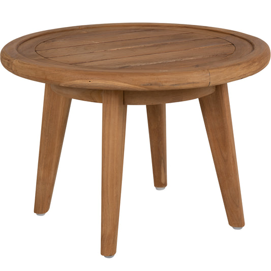 Lilja sidobord teak Ø50H39