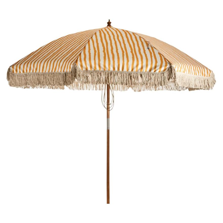 Gatsby parasoll Yellow Stripe D256H250