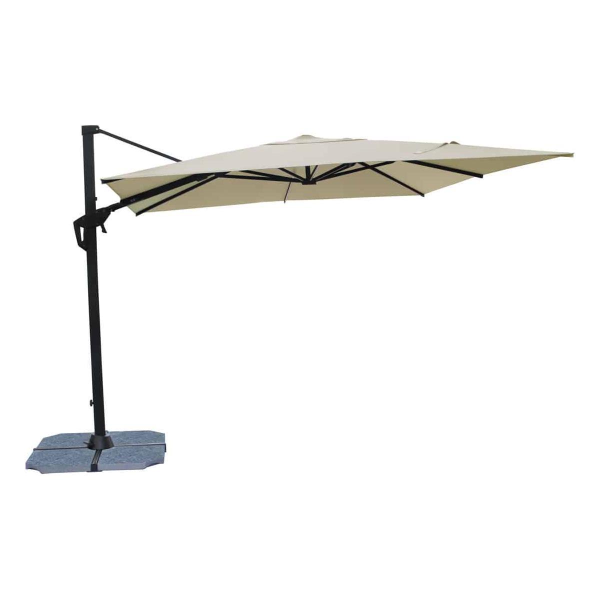 Lex Frihängande parasoll 3x3m beige