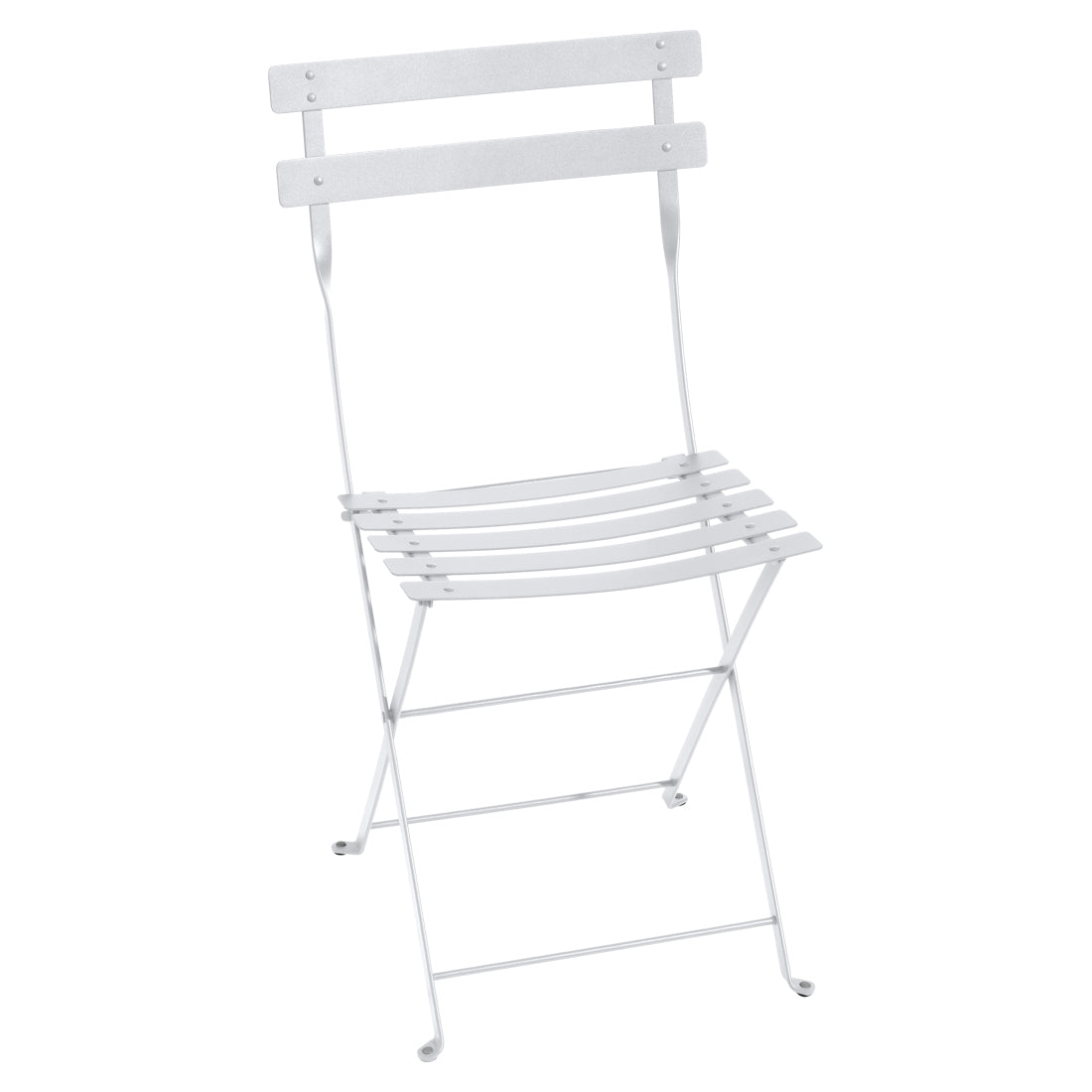 Bistro metall fällstol cotton white