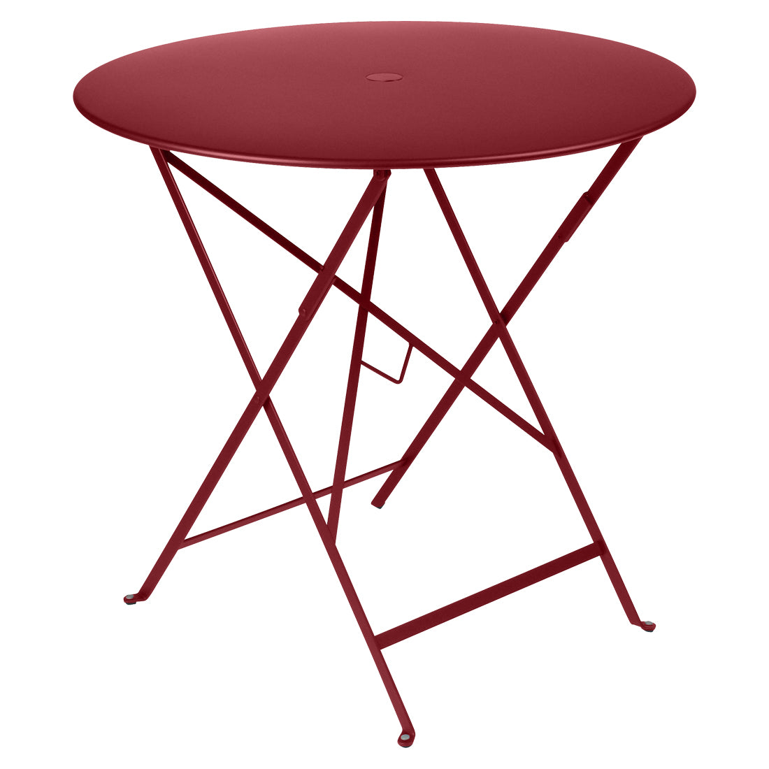 Bistro metall fällbord chili Ø77H74