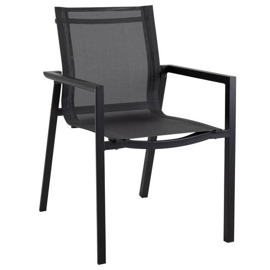 Delia Karmstol Mattsvart/svart