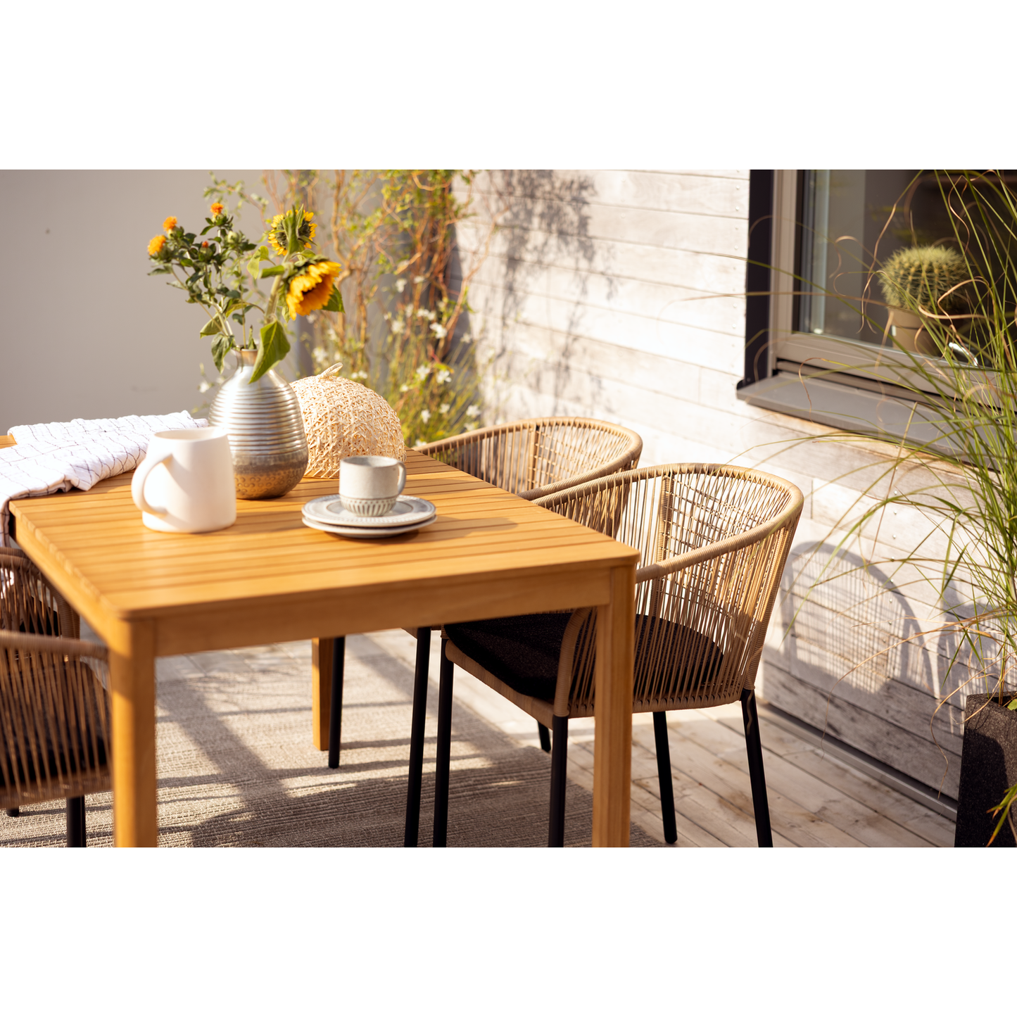 Joe matbord – Teak 195x90xH73 cm