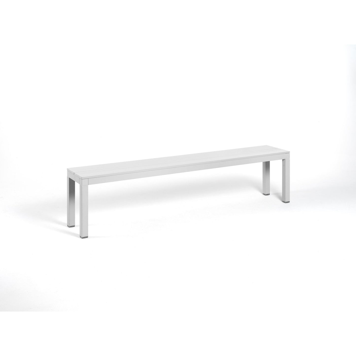 Rio Alu bänk - Bianco 195x34,5 cm