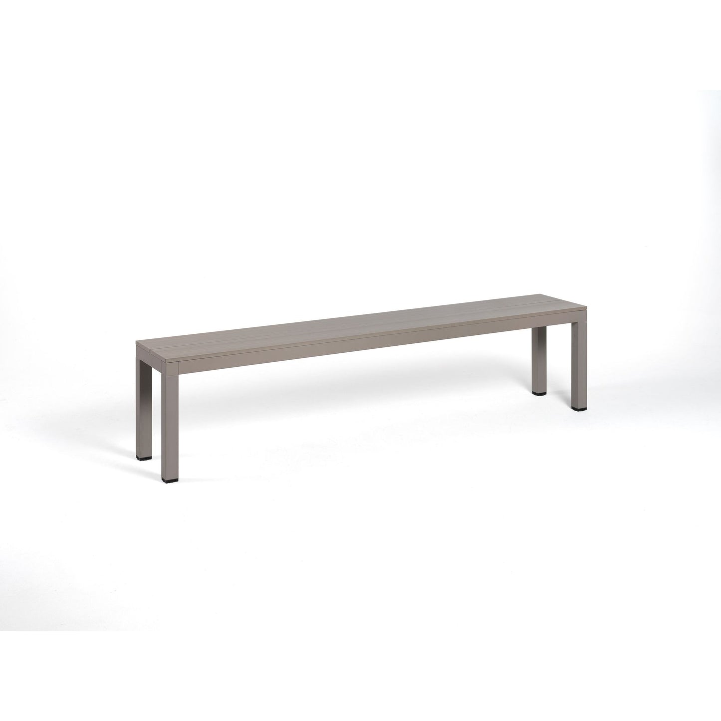 Rio Alu bänk - Tortora 195x34,5 cm