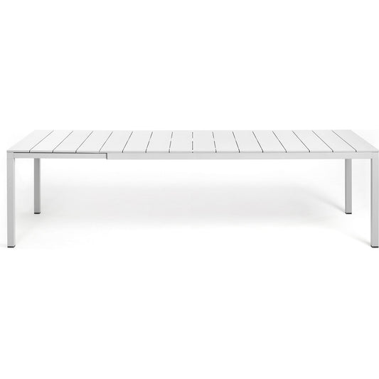 Rio Alu matbord - Förlängningsbart - Bianco 210/280x100 cm