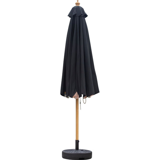 Skugga parasoll - Svart Ø300 cm