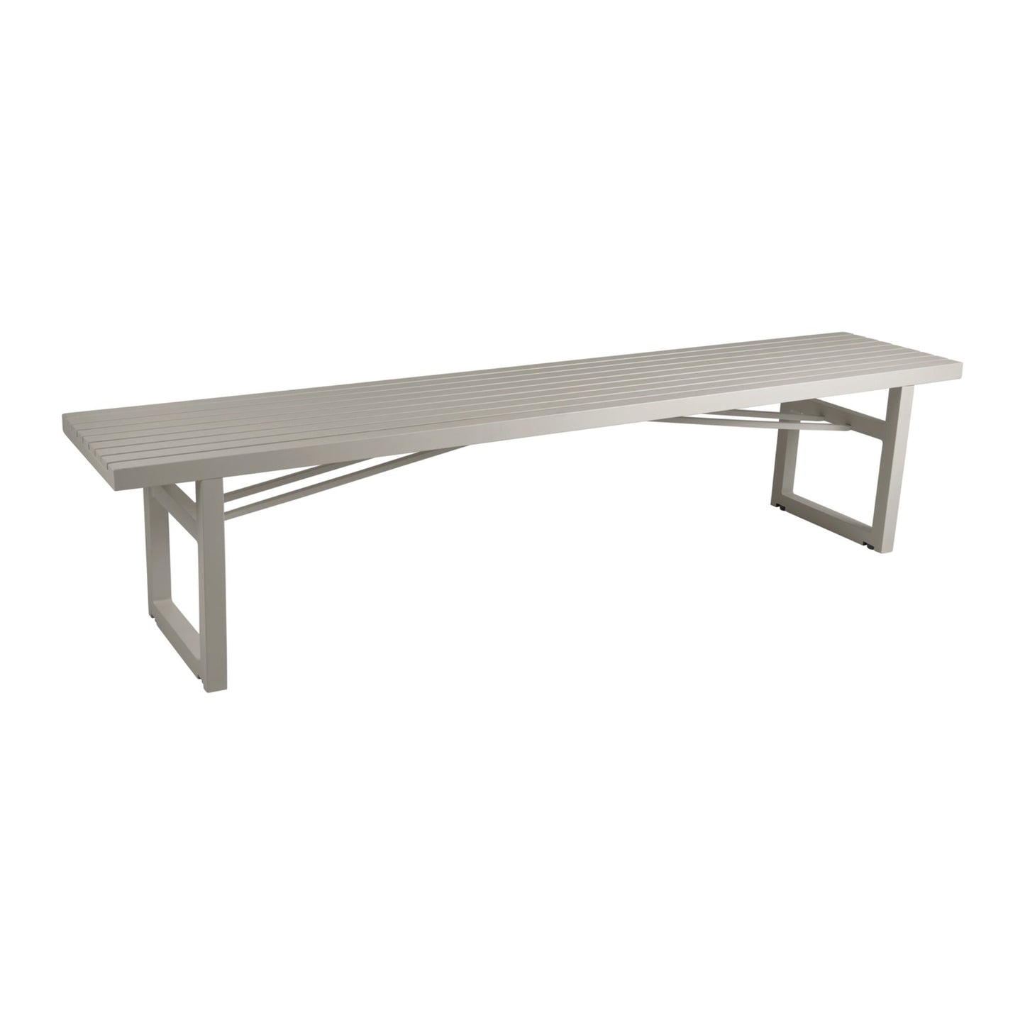 Vevi bänk Khaki 200 cm – Brafab