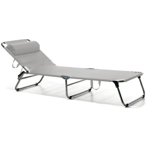 Amigo solsäng vitgrå