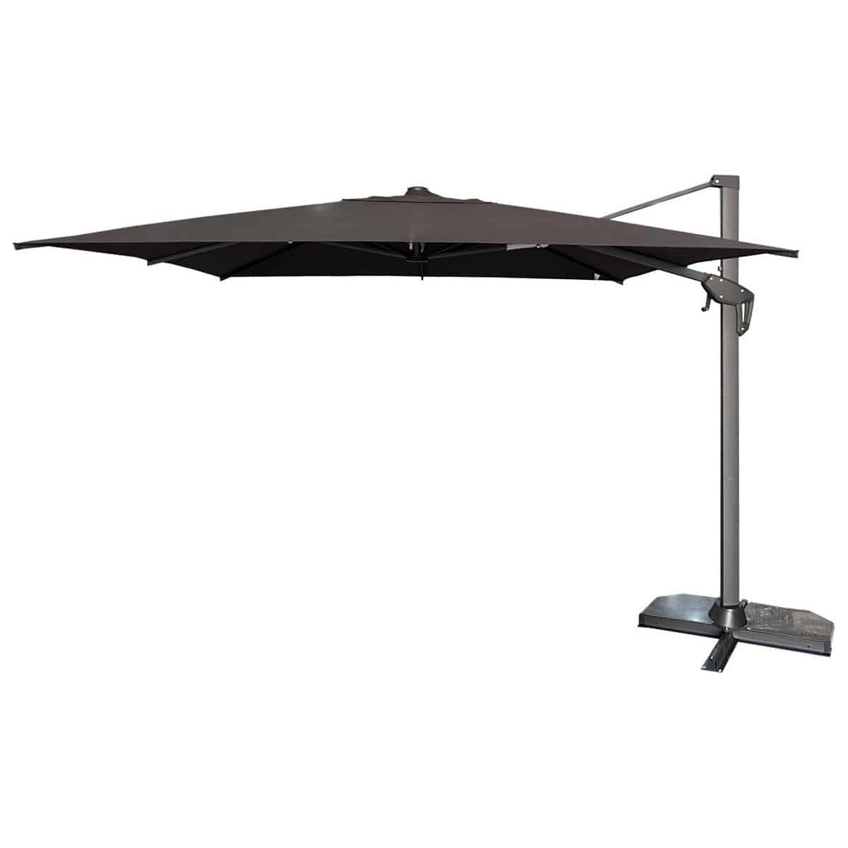 Lex Frihängande parasoll 3x3m svart