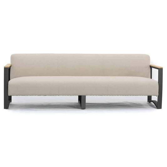 Julia 3-sits soffa beige/svart