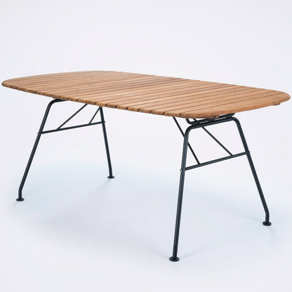 Beam matbord bambu grå 180x95