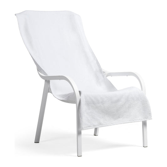 Net Lounge Handduk Bianco på Net solstol