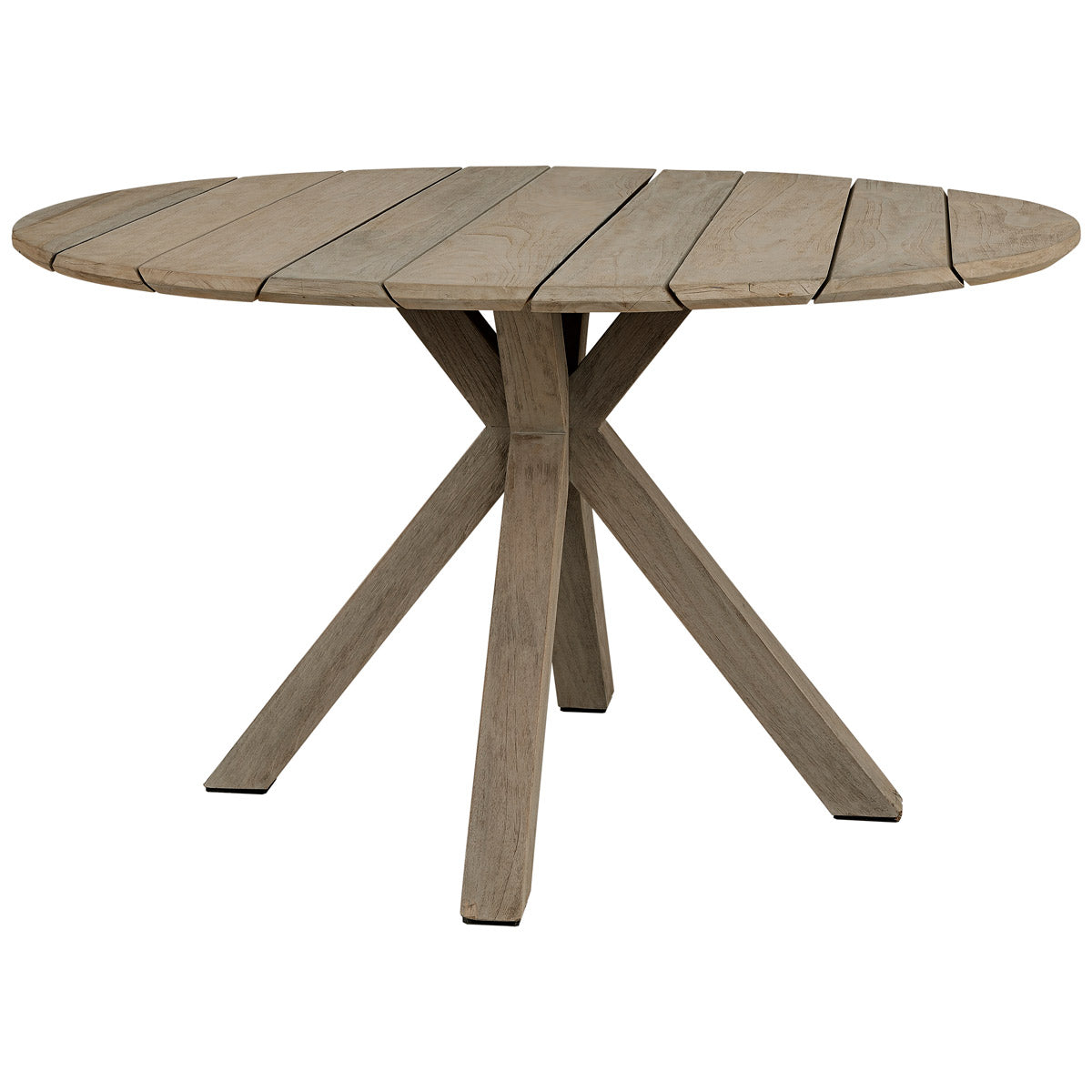 Macan matbord charcoal teak Ø130H75