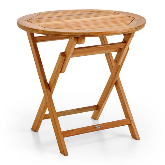 Brafab Turin fällbord – Teak – Ø80 cm