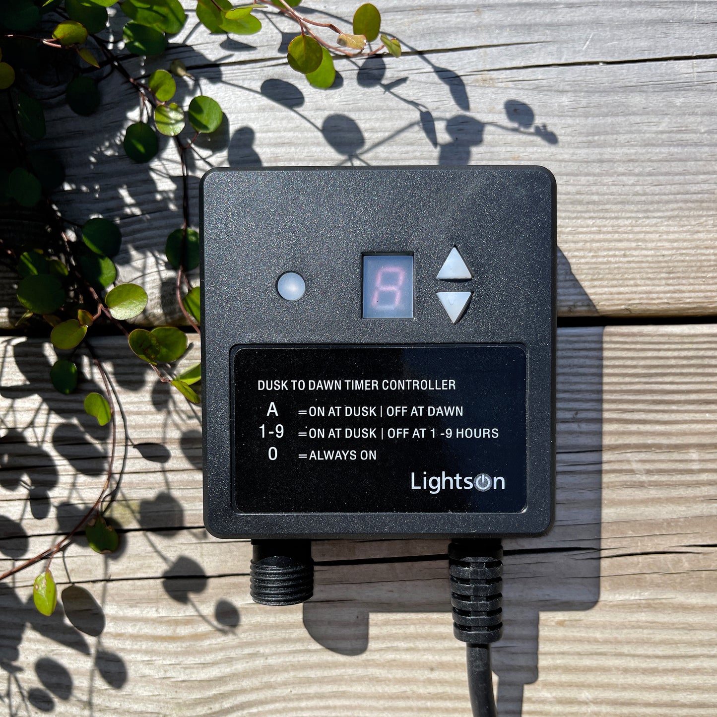 Ljussensor - Automatisk tänd/släck - 12 V Plug & Play