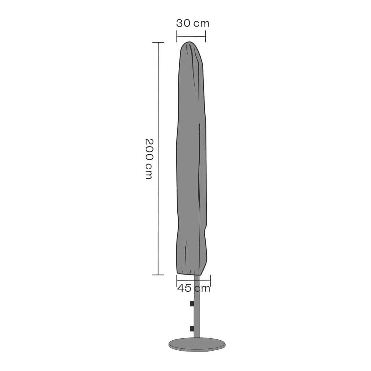 Parasollskydd stående 200 cm