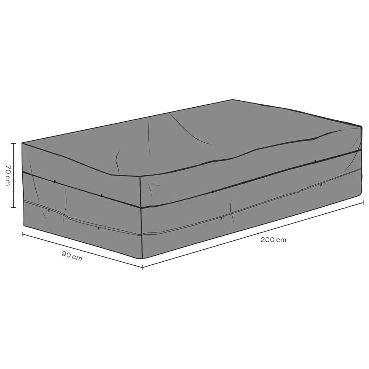 Möbelskydd soffa svart 200x90H70 andas