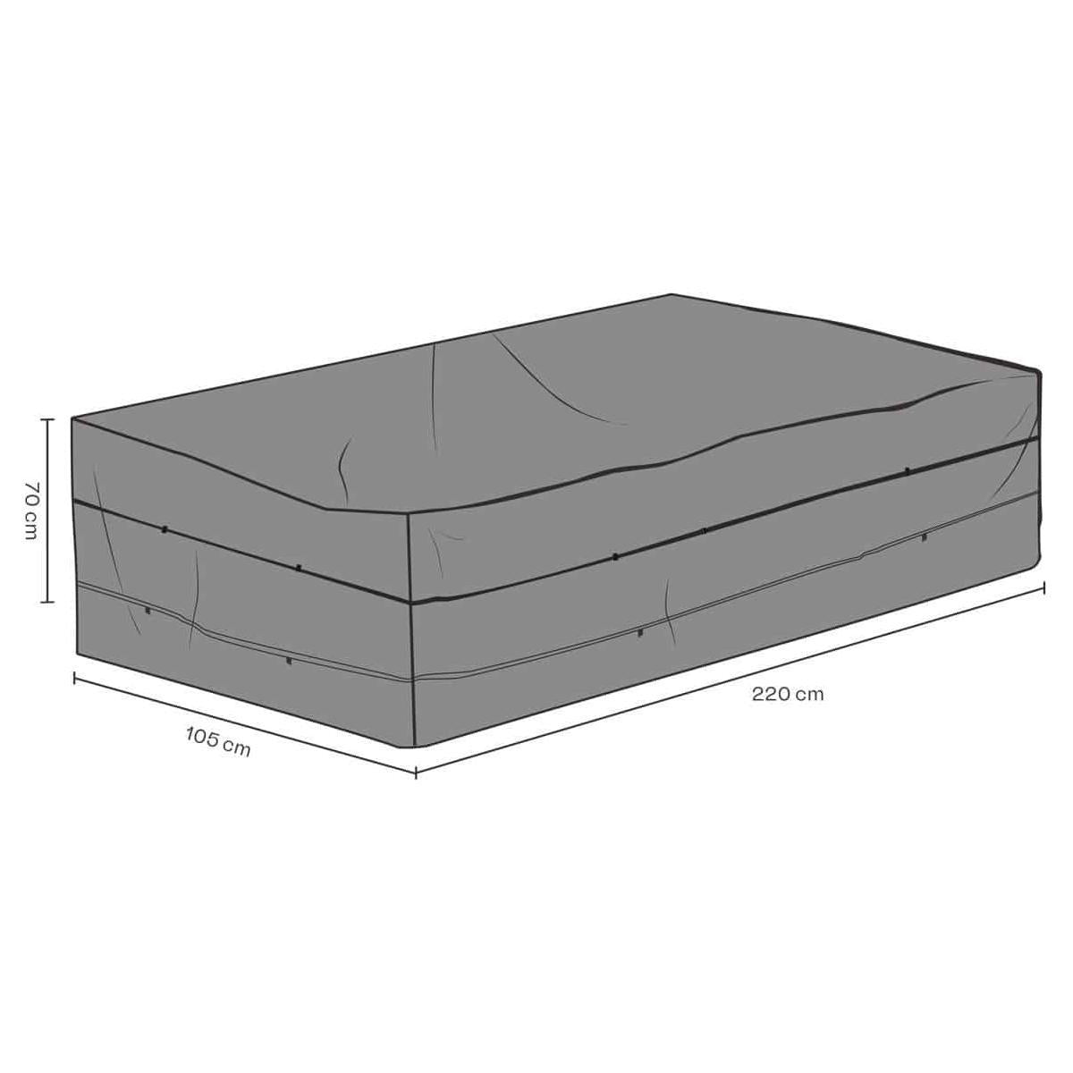 Möbelskydd soffa svart 220x105H70 andas