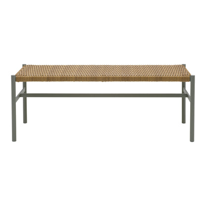 DK bänk – Dusty Green/Natur