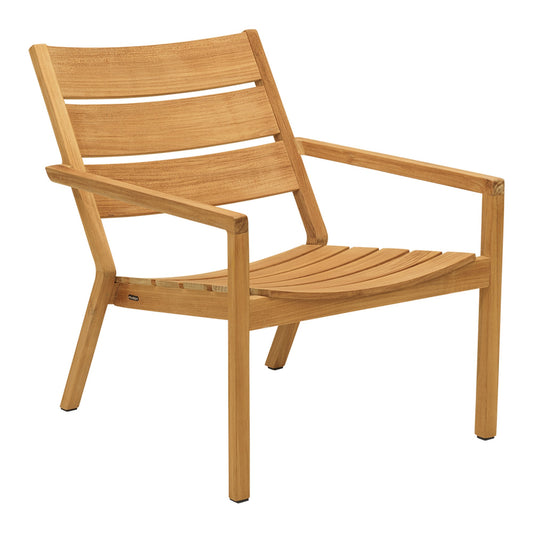 Delia loungefåtölj teak