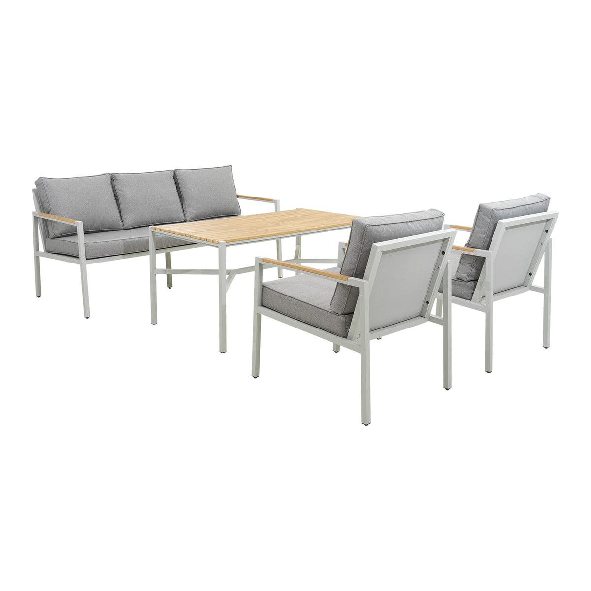 CAP High soffgrupp med bord – Light Grey/Grå