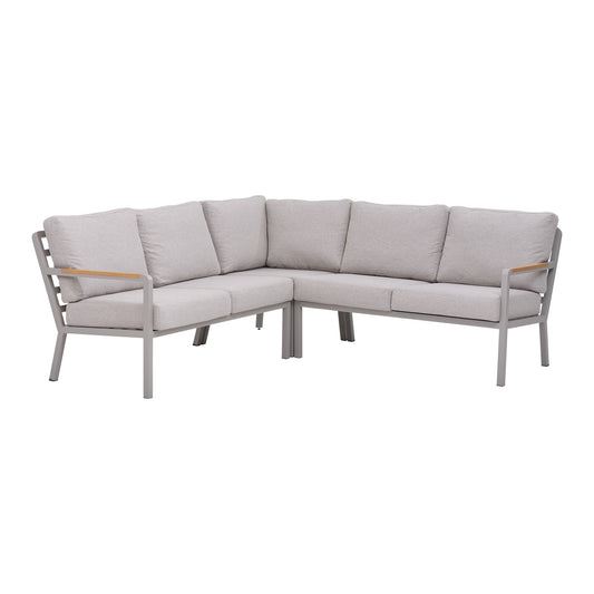Brafab Nova High hörnsoffa 216×216 cm – Khaki/Soft Dusk