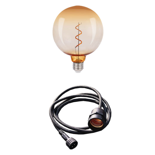 Penny pendellampa – Vintage 12 V Plug & Play