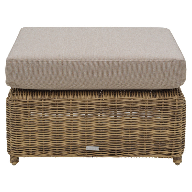 Glendon fotpall Rustic/Beige