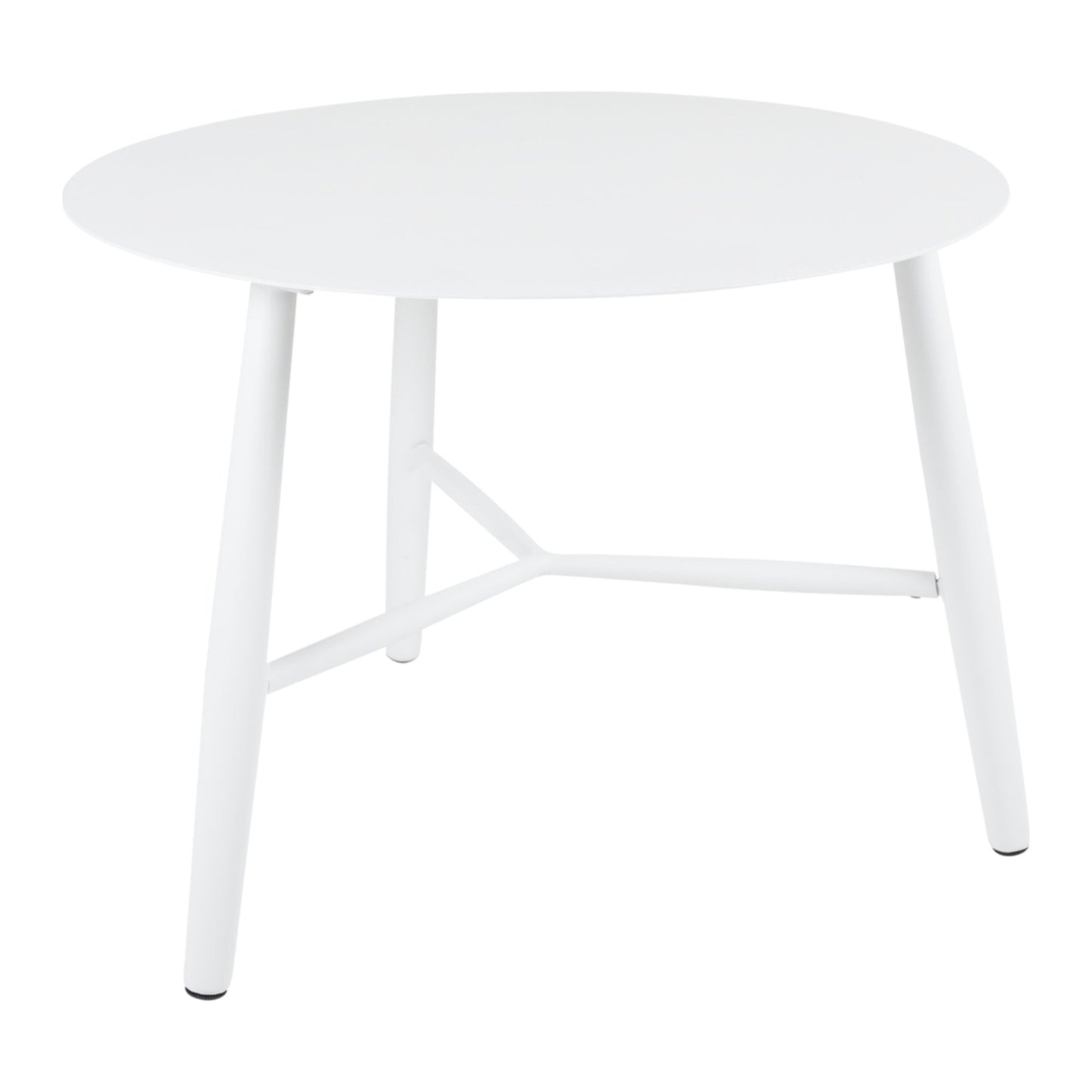 Vannes soffbord Vit Ø60×45 cm