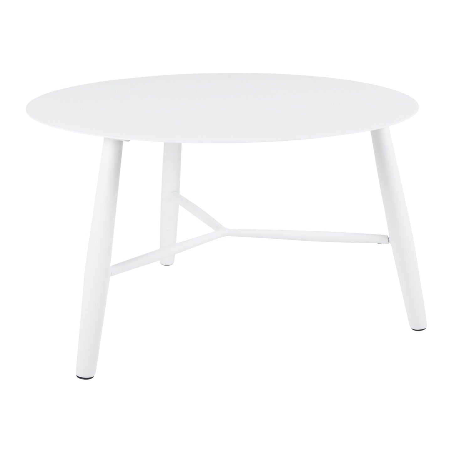 Vannes soffbord Vit Ø75×50 cm