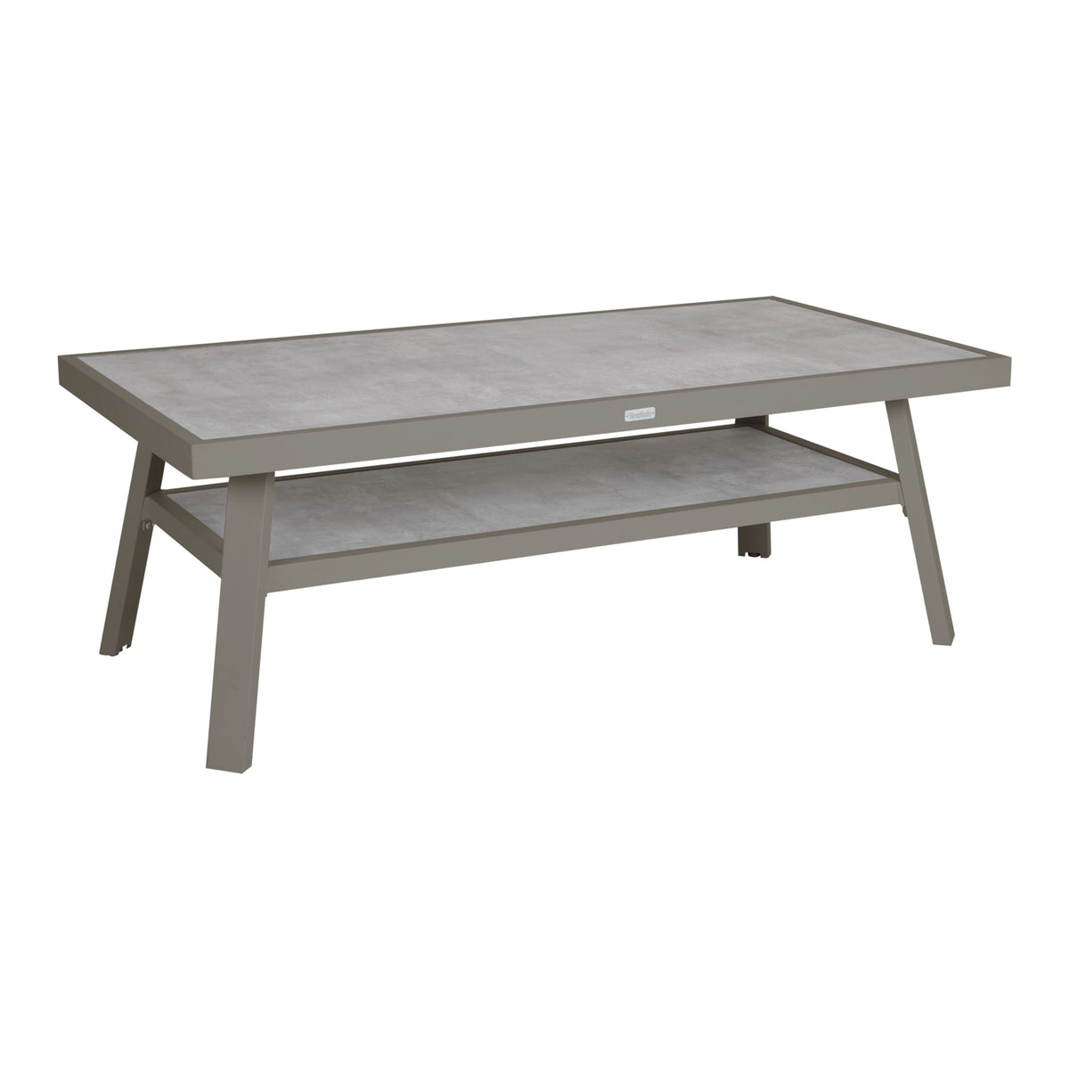 Samvaro Low soffbord 140×70 cm – Khaki/Sand