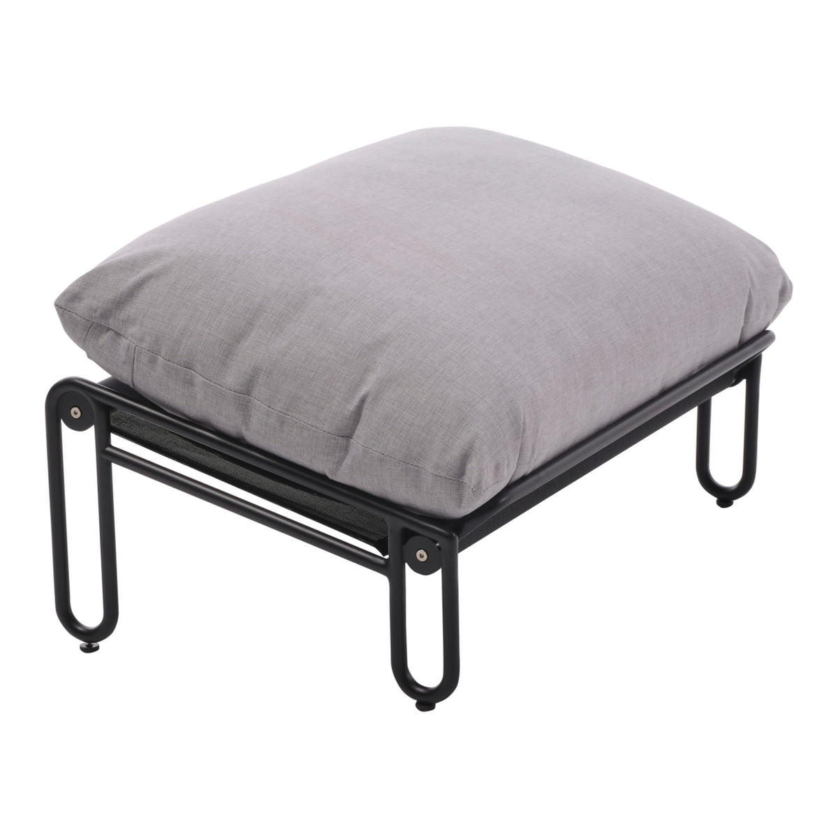 Blixt fotpall – Svart/Sky Grey