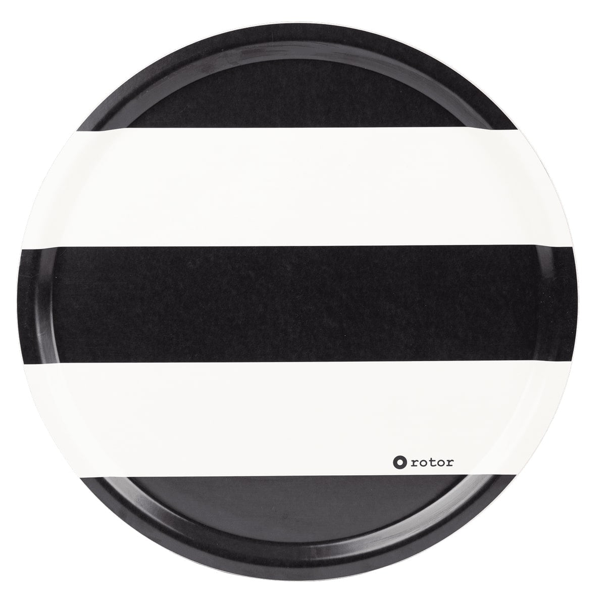 Rund bricka Stripes