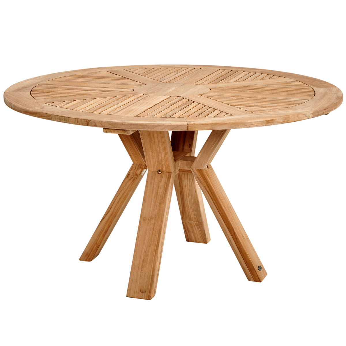 Skyltexemplar Circus matbord teak Ø130