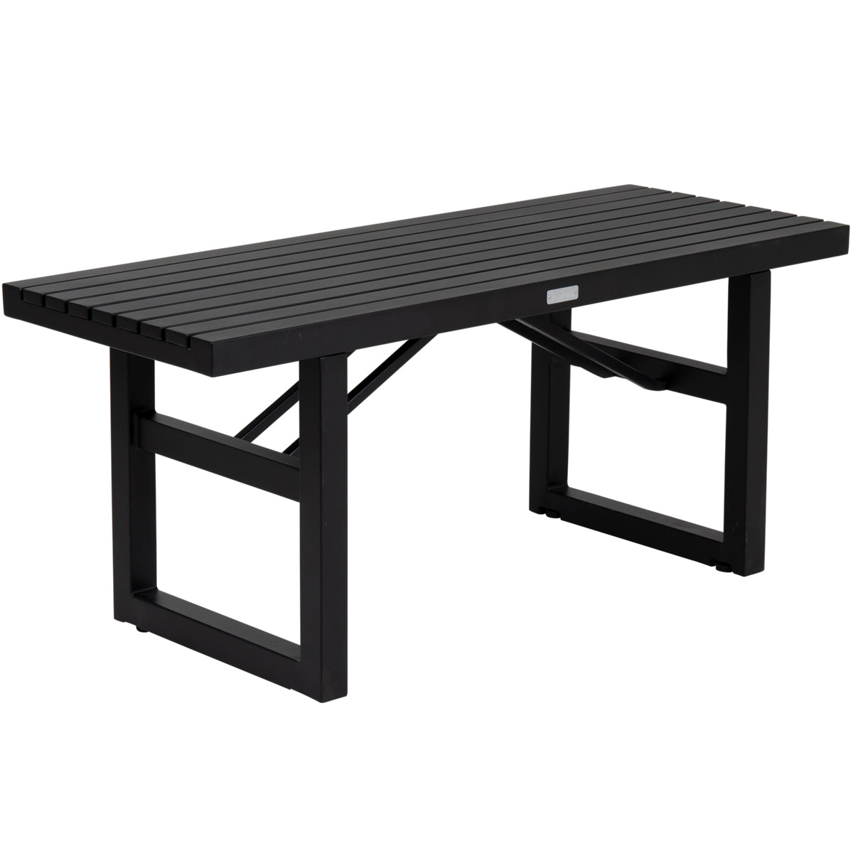 Vevi bänk svart 105 cm