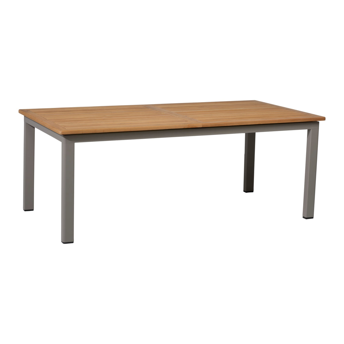 Bon Medium förlängningsbord 208/328×100 cm – Khaki/Teak