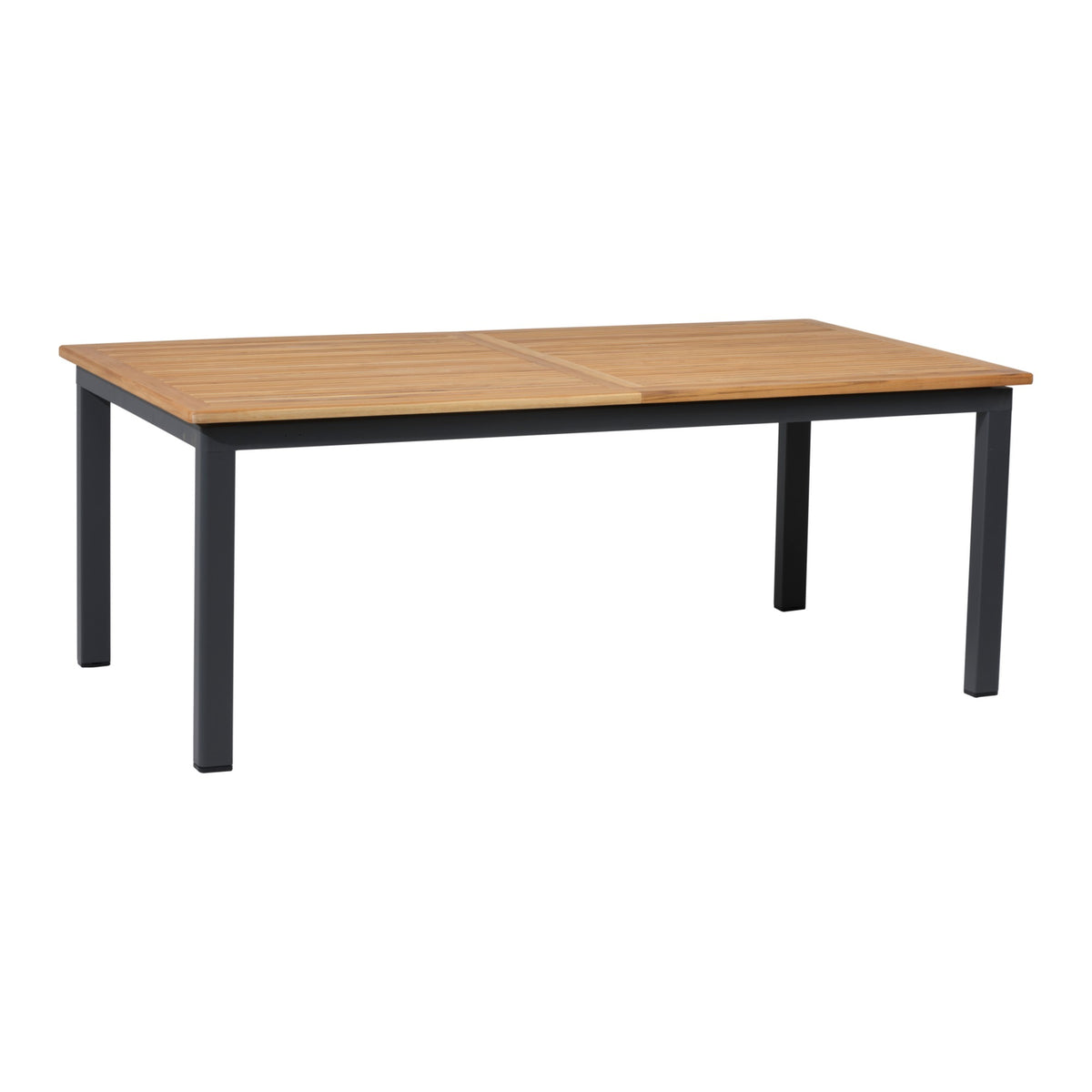 Bon Medium förlängningsbord 208/328×100 cm – Antracit/Teak