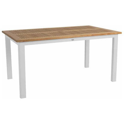 Lyon förlängningsbord teak 152-210x92 vit