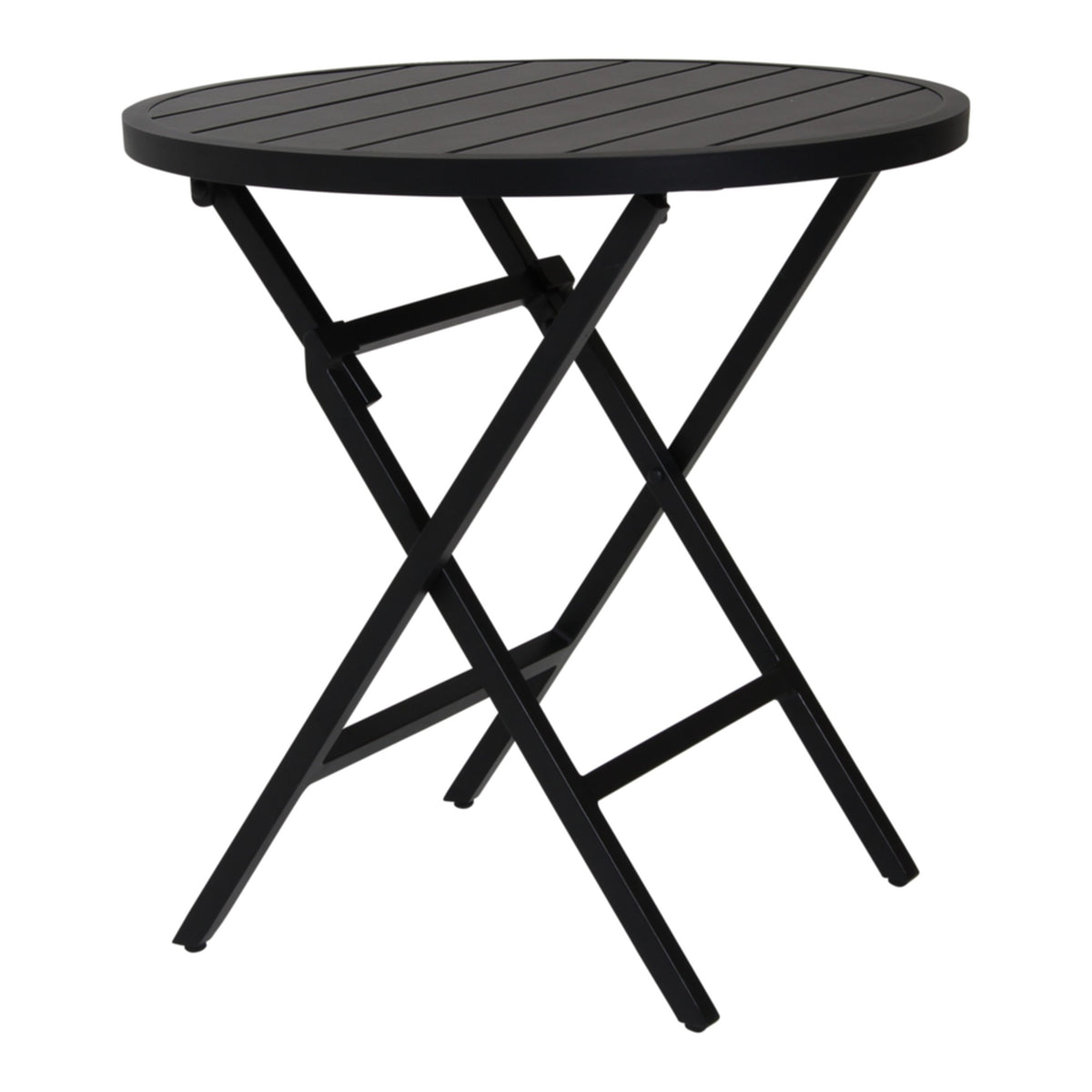 Wilkie fällbart bord – Ø72 cm Svart