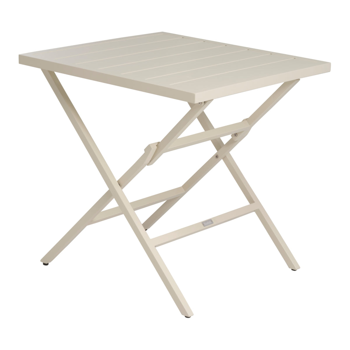 Wilkie fällbart bord – 72×72 cm Pearl White